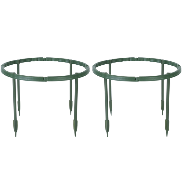 Set of 2 Plant Support Stakes Bracket - 14cm Height