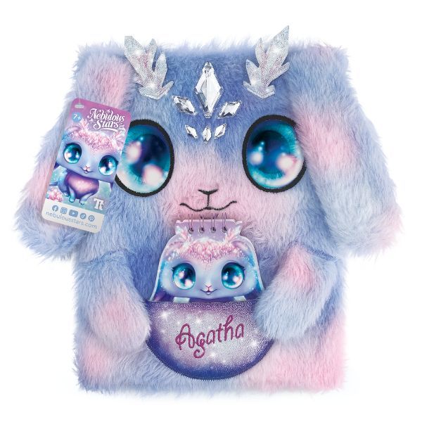 Nebulous Stars Large A4 Plush Journal Agatha including Mini Notebook
