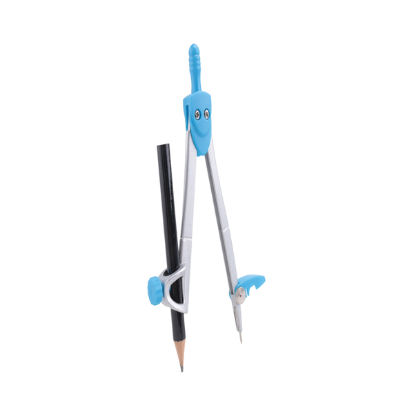 10Pcs School Protractor Set Rulers for Maths and Engineering, Blue