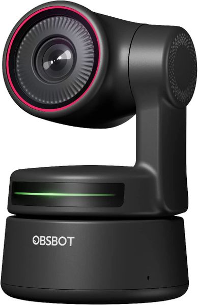 OBSBOT Tiny PTZ Webcam 4k, AI-Powered Framing &amp; Autofocus
