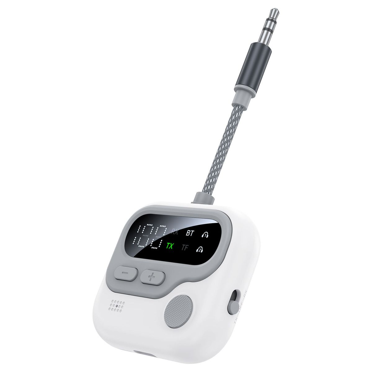 Bluetooth 5.4 Audio 2 in 1 Transceiver with LED Display for Car, Airplane