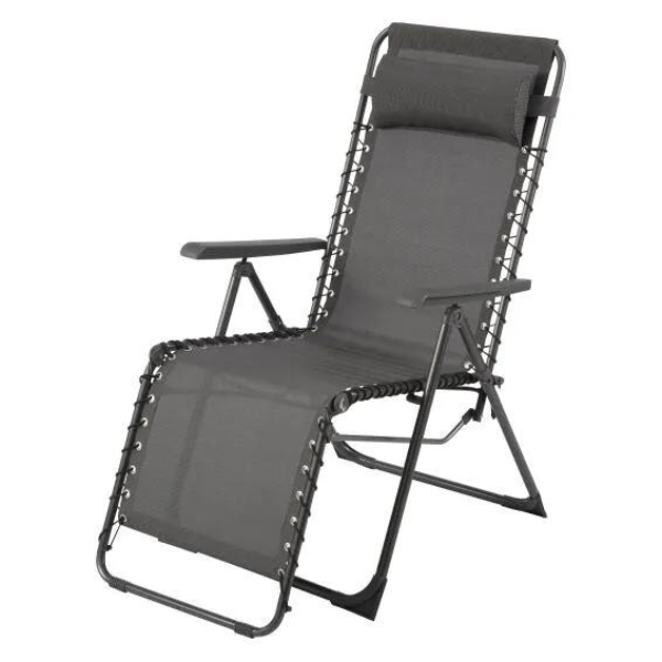 Fumie Foldable Outdoor Chair-Grey
