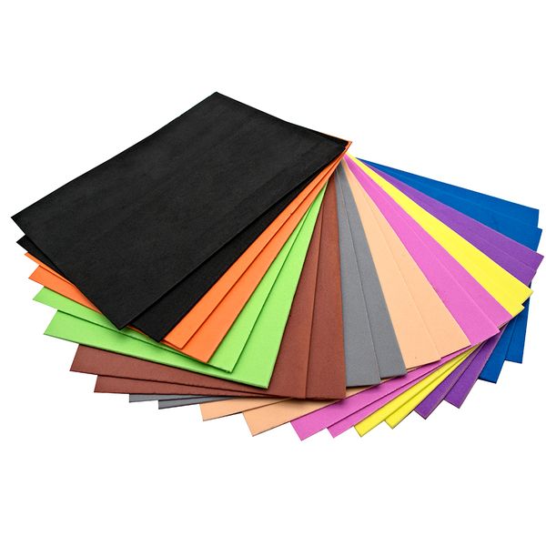 Anthony Peters Multi-Coloured A5 Foam Sheets - 40 Pieces