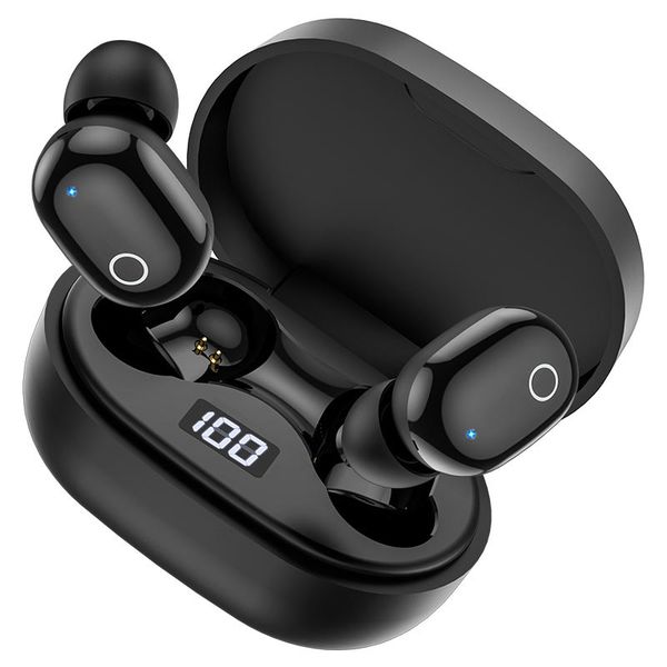True Wireless Stereo Earphone Bluetooth Manner Borofone BW06 (Black)