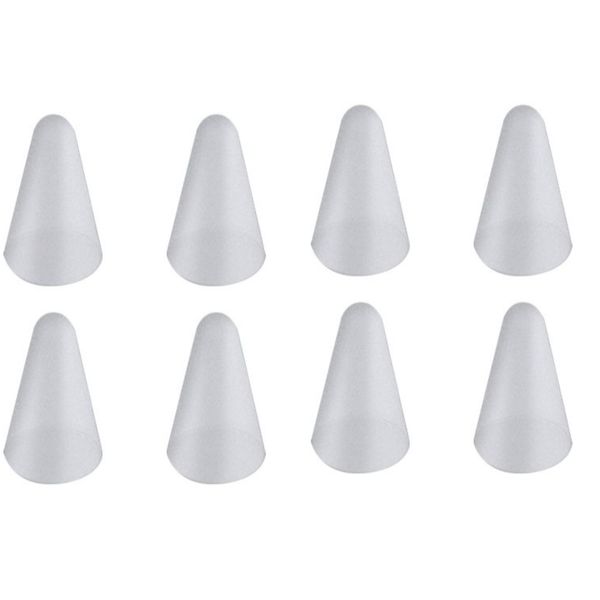 8 Piece Silicone Pencil Tip Cover for Apple Pencil 1st &amp; 2nd - White