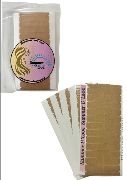 Professional Hair Tape Strips Extra High Strength 120 ( Summer and Love)