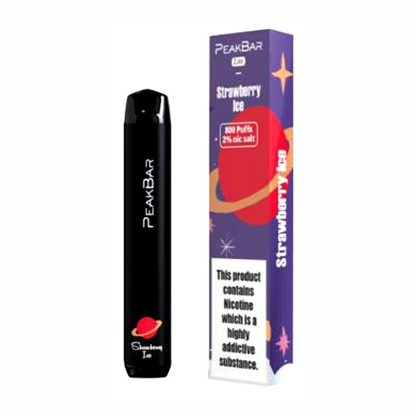 Peak Bar Disposable Vape Pen - 2ml - 800 Puffs - Strawberry Ice