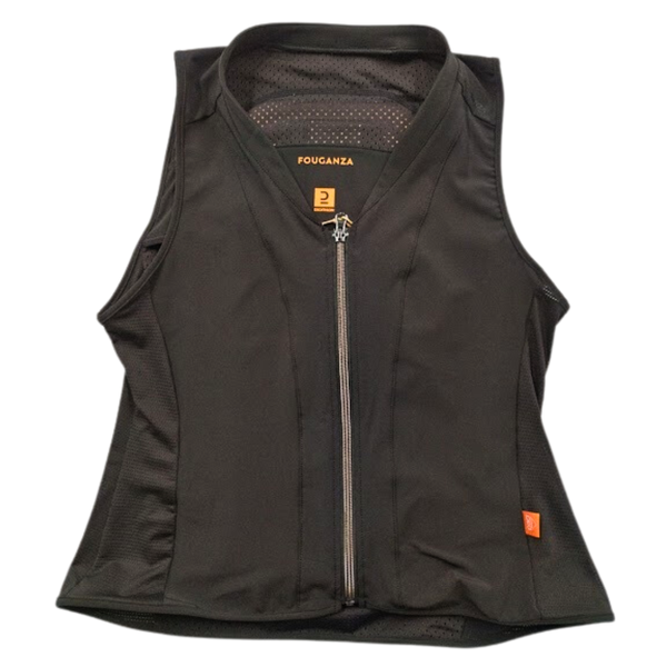 Fouganza Adult Horse Riding Flexible Back Protector 500 D3O - Black