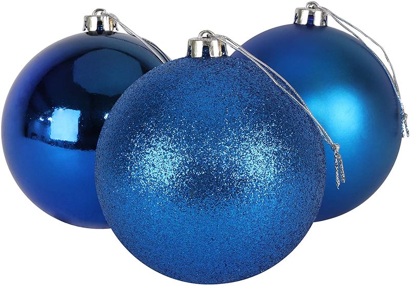 Extra Large Baubles-Shiny Matte Royal Blue
