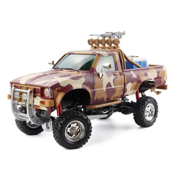 HG-P417 1/10 2.4G 4WD Simulation Middle East Pickup Truck RC Car - Camo