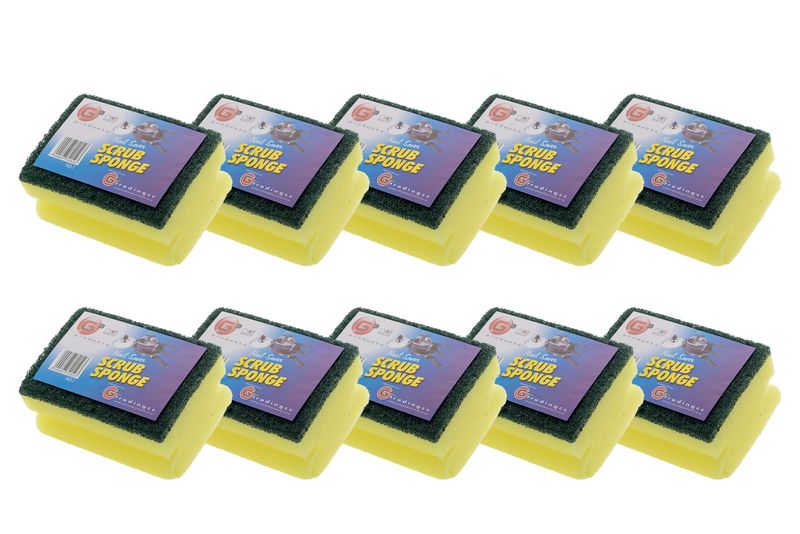 Nail Saver Scrub Sponge - 10 Piece Bundle