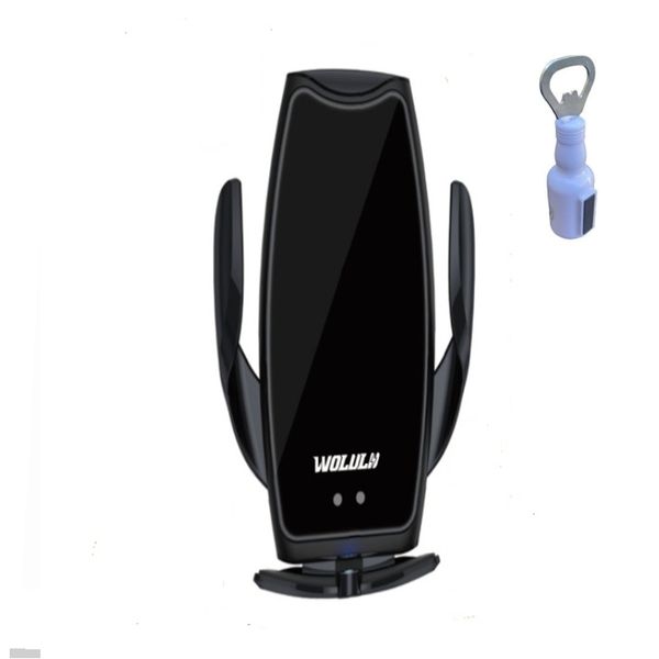Wolulu AS-50905 Car Wireless 360 Rotation Phone Charger with Bottle Opener