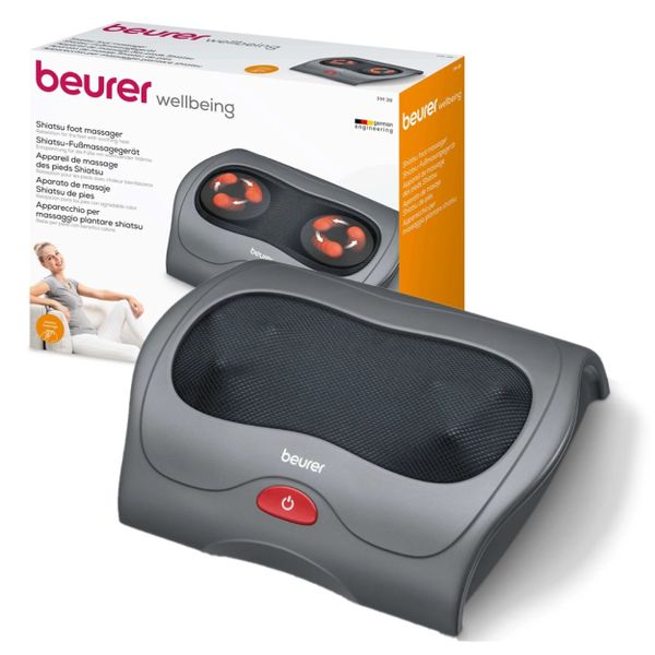 Beurer Foot Massager: Shiatsu Massage with Optional Heat Function FM 39
