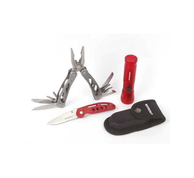 Mastercraft 12 in 1 Multi-tool and Aluminum Torch and Knife Set