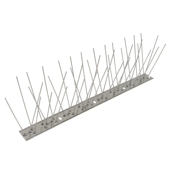 6 Piece Bird Spikes Stainless Steel Bird Control Spikes Pest Spikes - 33cm