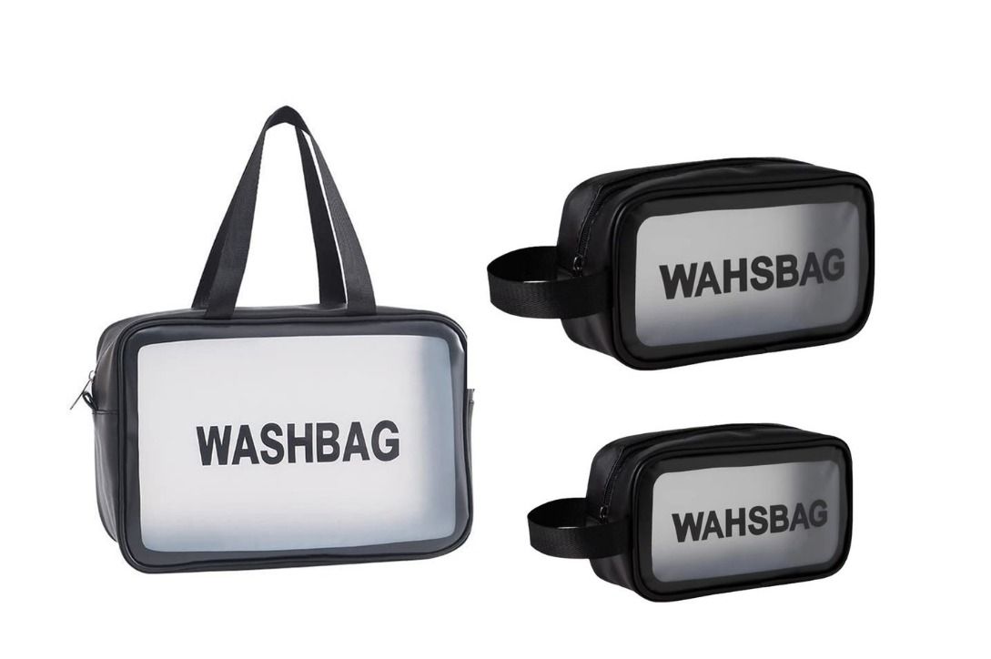 3 Piece Toiletry Bags
