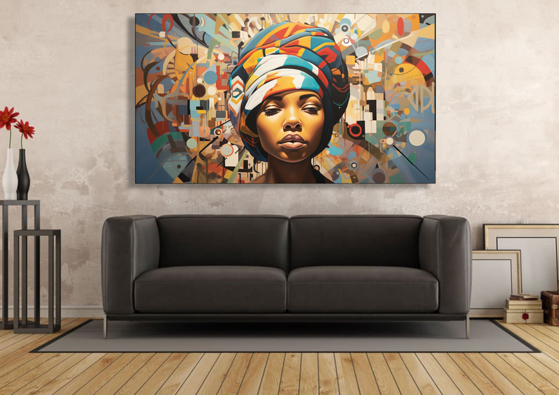 Canvas Wall Art - Kaleidoscope of Kasi Ladies - HC1046