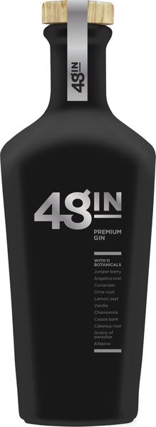 48 Gin - Platinum Black - 750ml