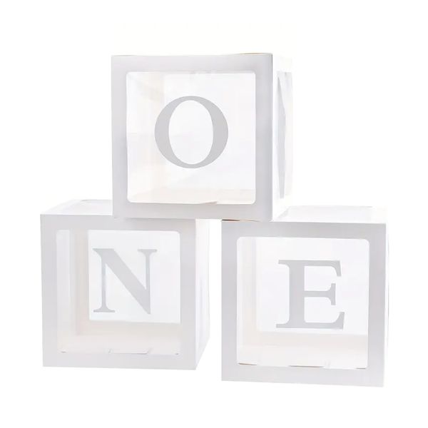Kabukis Chic 'ONE' Balloon Box - Celebrate Baby's Big Milestone!
