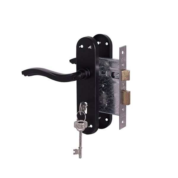 Yale Onda Matte Black 3-Lever Lockset