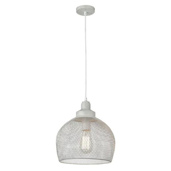 Pendant Light Metal French White