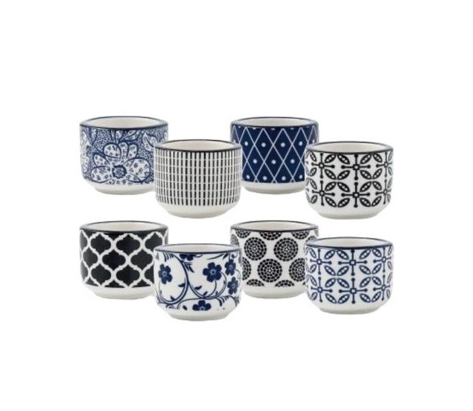 8 Piece Ceramic Candle Holder