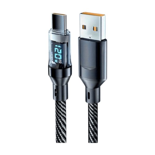 Super Fast Charging USB A To Type-C Cable 2M
