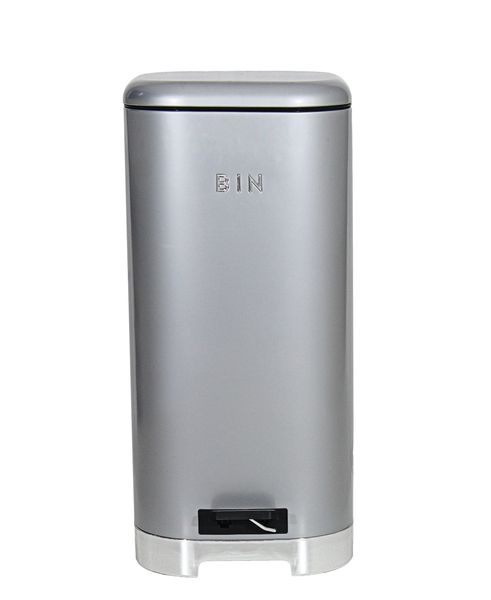 Retro Pedal Dust Bin 20LT - Silver