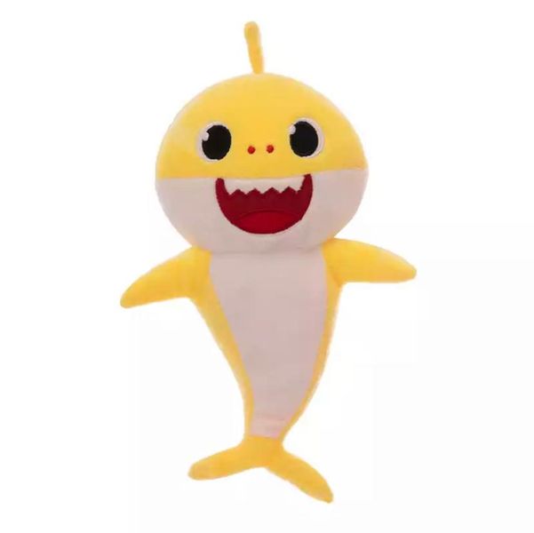 Baby Shark Soft Singing Light Up Plush Toy- Yellow