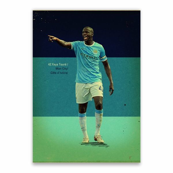 Yaya Toure City Poster - A1