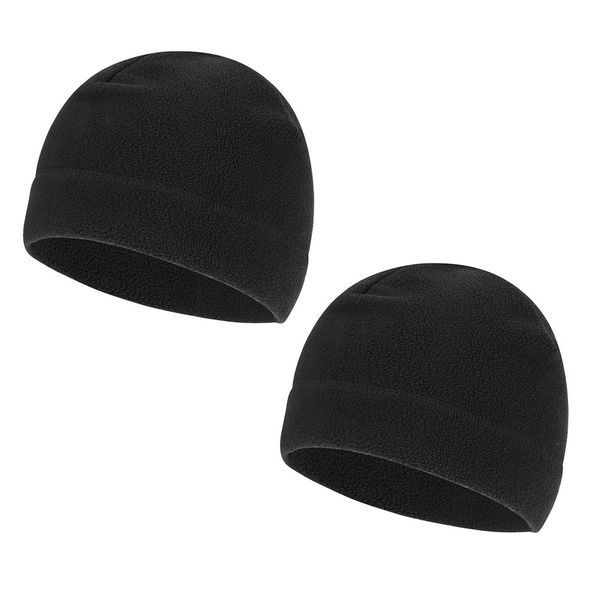 2 Cotton Skull Caps for Men Women, Lightweight Beanie Sleep Hats Breathable