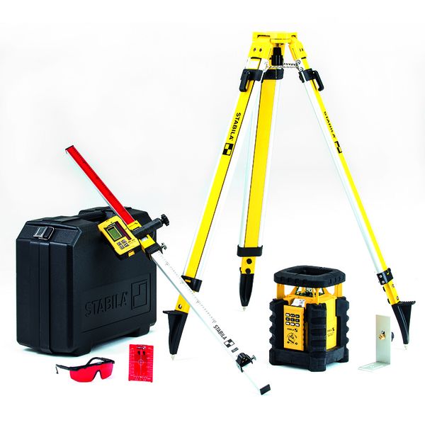 STABILA LAR 350 - Rotation Line Laser, 9-Piece Set