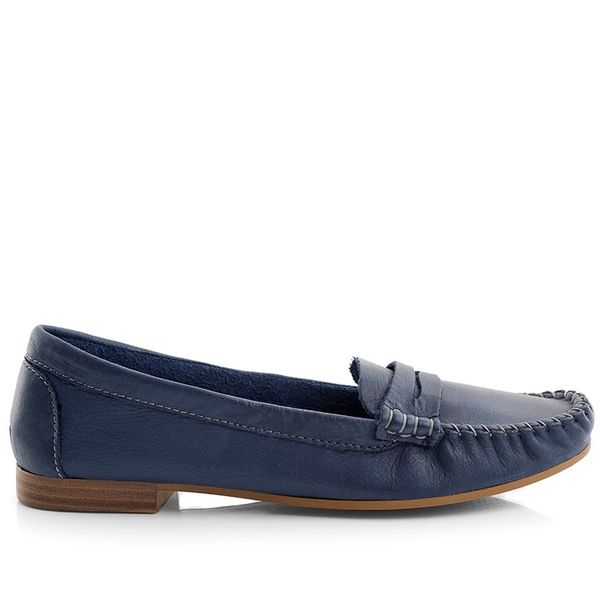Green Cross GX&amp;Co Tamaris Moccasin 52214 Navy
