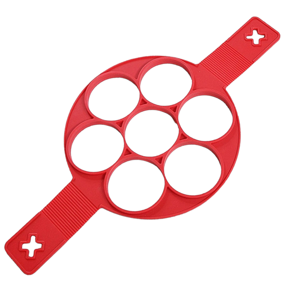 Silicone 7 Hole Pancake Mould for Pancakes, Eggs and Omlette