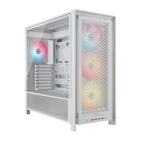 Corsair FRAME 5000D RS ARGB Mid-Tower PC Case - White