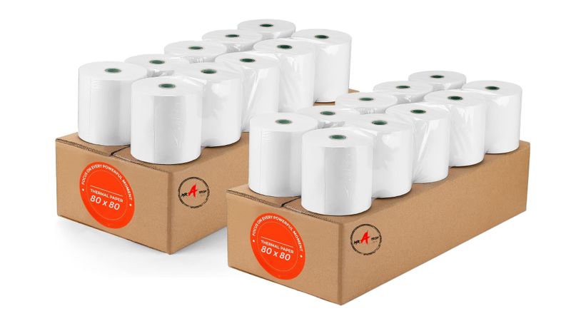 MR A TECH 80 x 80 Box of 20 Thermal Till Roll/POS Roll- (Thermal Roll)