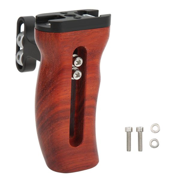 Wooden Side Handle with Cold Shoe