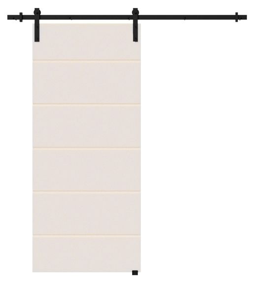 Interior Barn Sliding Door Including Sliding System