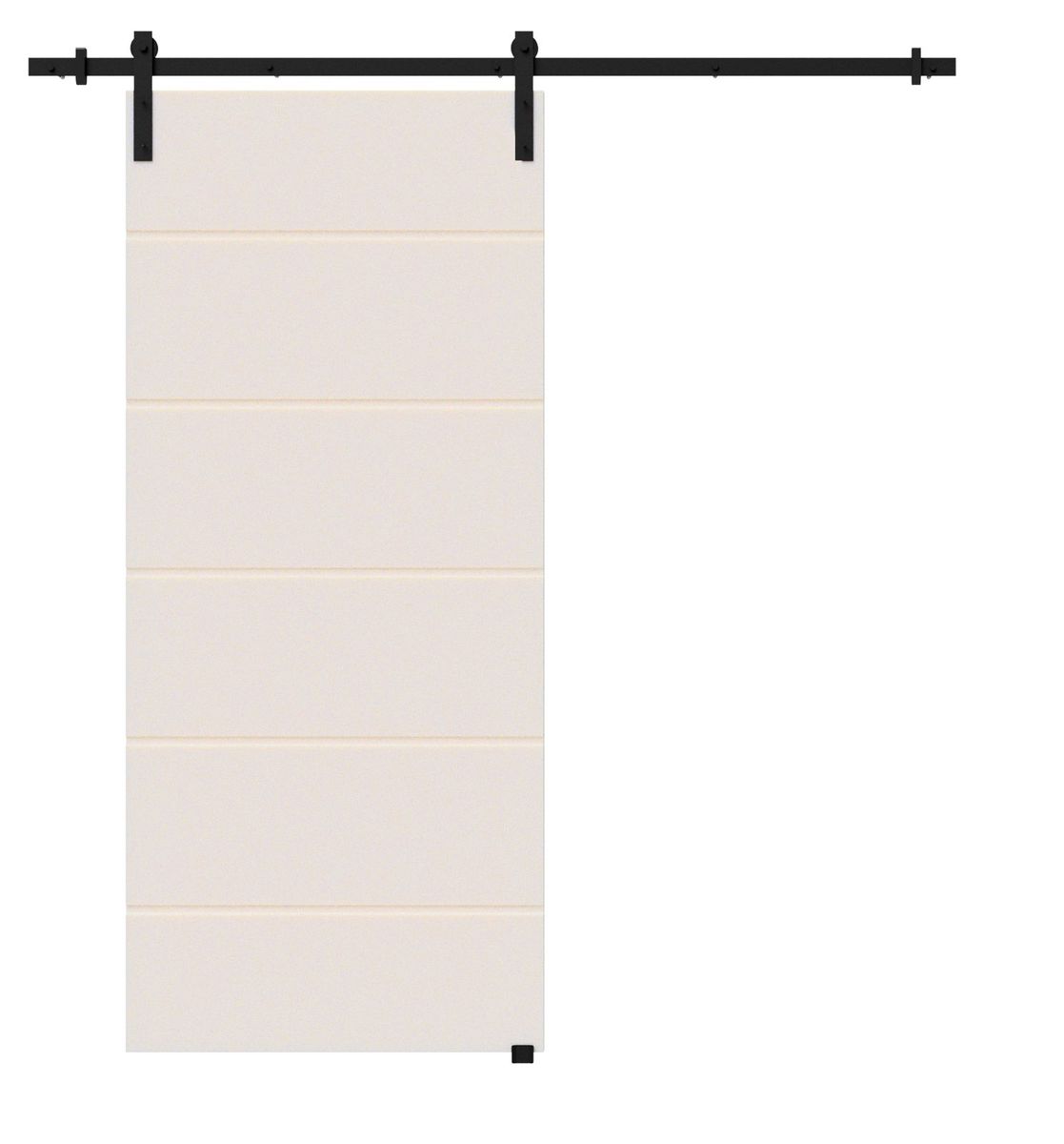 Interior Barn Sliding Door Including Sliding System