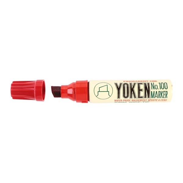 Yoken Permanent Marker Broad Chisel Point No100 - Black