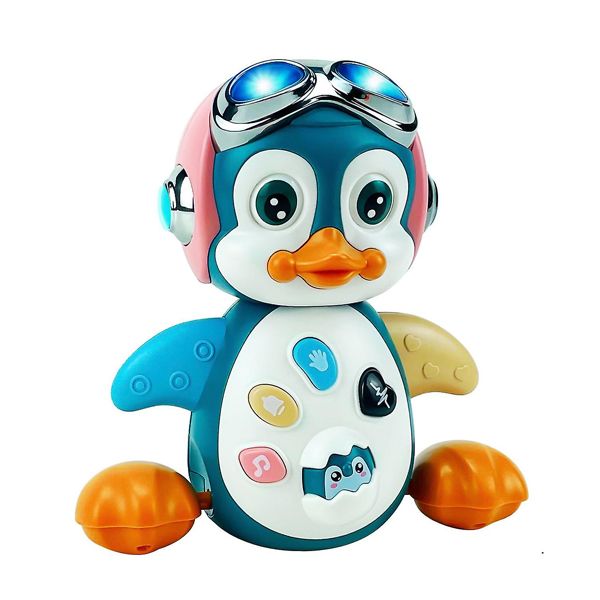 Hip Seat Mom Interactive Walking Musical Penguin Fun Baby Toddler Toy ...