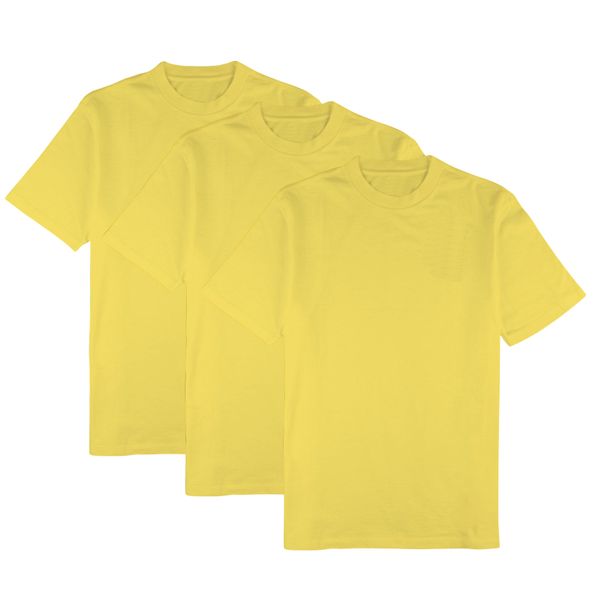 Pappa Joe - Men's Basic T - Yellow (3 Pack)