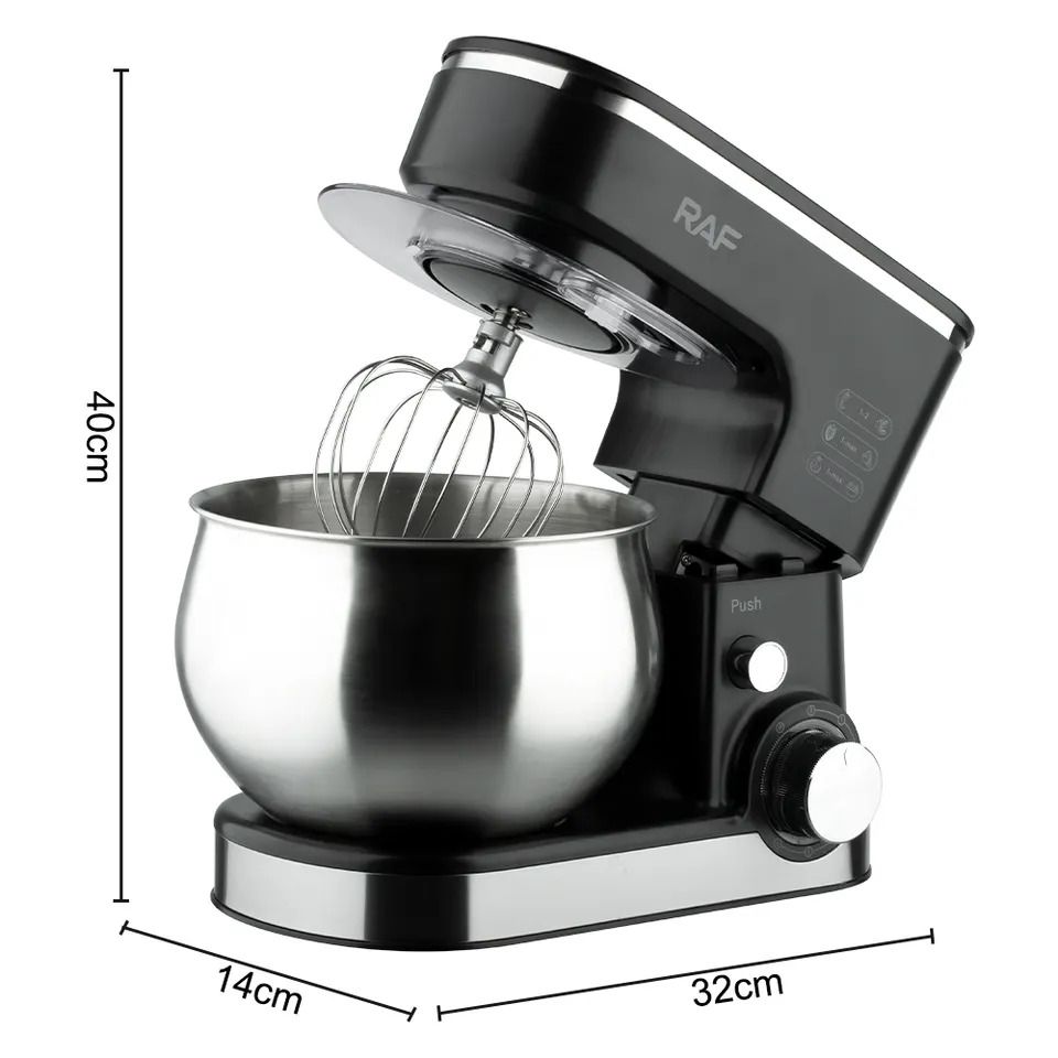 5L Electric Food Stand Mixer Kneading Bread Dough Mixer 6-Speed