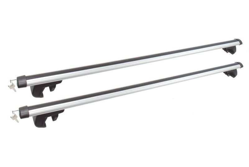 Locking Oval Aluminium Roof Bar / Rack for Closed Roof Rails