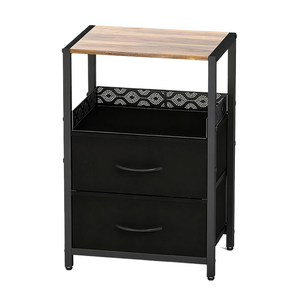 Nightstand with Fabric Drawers,Sofa Side Cabinet,BedSide Table,Side Tables