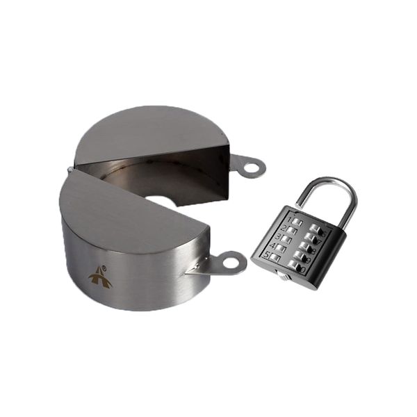 ALANES Water Spigot Lock Outdoor Faucet Lock Door Knob Cover Lock