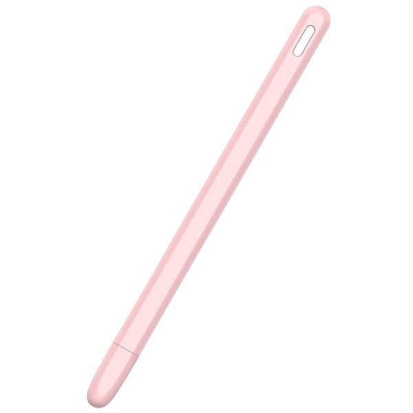 Tablet Press Stylus Pen Protective Cover For Apple Pencil 2 Pink