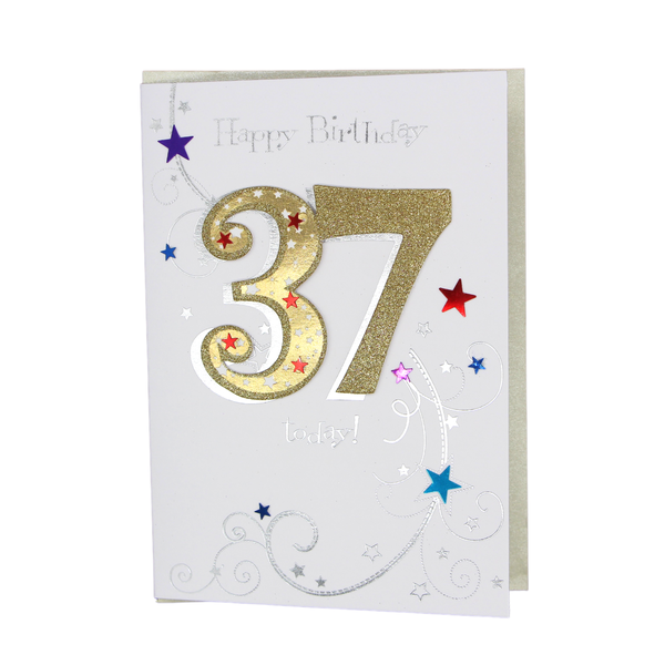 Happy 37th Birthday card