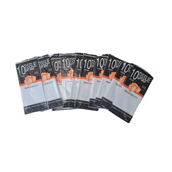 Wholesale White Tissue Paper/Gift Wrap - Craft,Party,Florist,Wedding - 100pcs