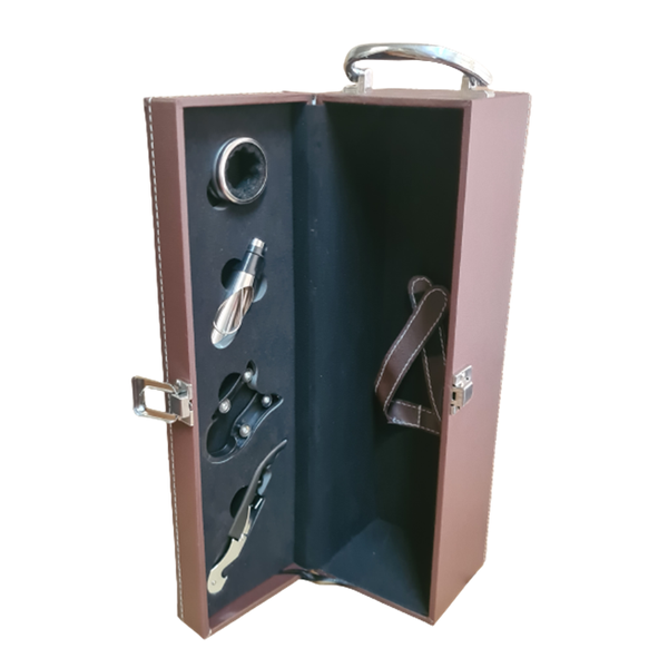 Wine Gift Box Brown – 5 Piece